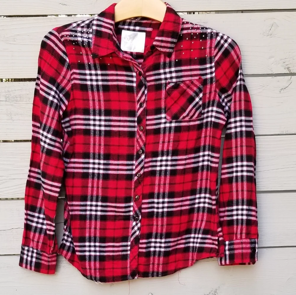 Justice Plaid Flannel